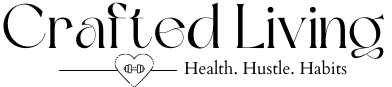 website logo for the crafted living